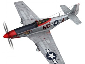 north american p51d ridge runner iii 3D Модель