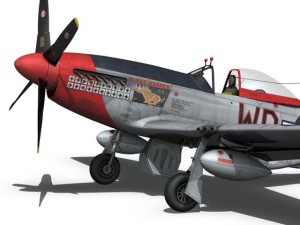 north american p51d ridge runner iii 3D Модель