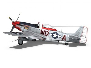 north american p51d ridge runner iii 3D Модель