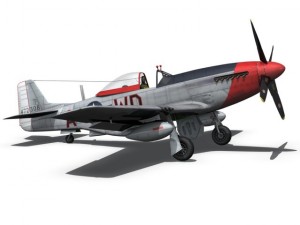 north american p51d ridge runner iii 3D Модель