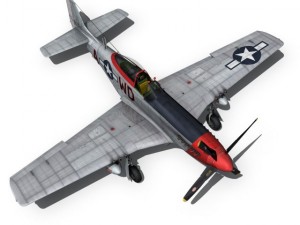 north american p51d ridge runner iii 3D Модель