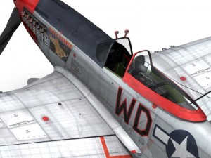 north american p51d ridge runner iii 3D Модель