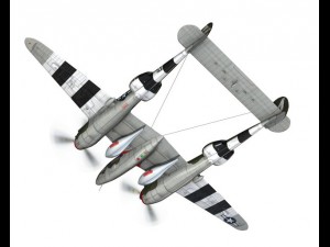 lockheed p38 lightning my little pig Modelo 3D