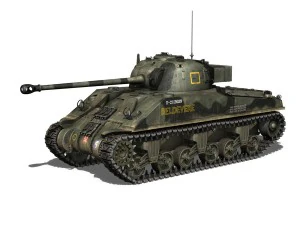 m4 sherman mk vc firefly beldevere 3D Model