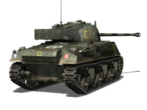 m4 sherman mk vc firefly beldevere 3D Model