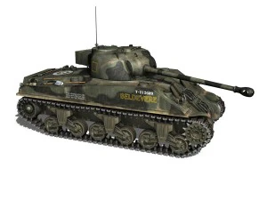 m4 sherman mk vc firefly beldevere 3D Model