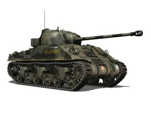 m4 sherman mk vc firefly beldevere 3D Model