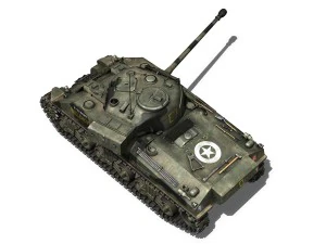 m4 sherman mk vc firefly beldevere 3D Model