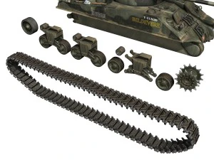 m4 sherman mk vc firefly beldevere 3D Model