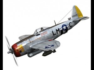 republic p-47d thunderbolt - rozzie geth ii 3D 모델
