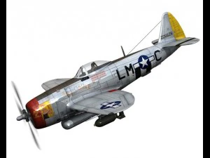 Republic P-47D Thunderbolt - Rozzie Geth II Modello 3D