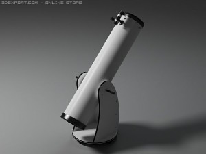 dobsonian telescope Model 3D