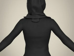 realistic islamic woman 3D Model
