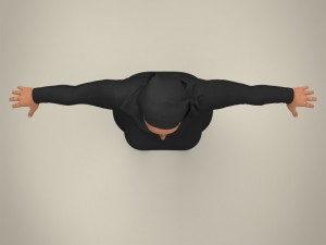 realistic islamic woman 3D Model