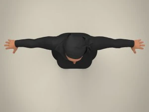 realistic islamic woman 3D Model