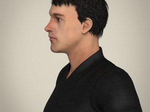 realisitc young handsome male Modelo 3D