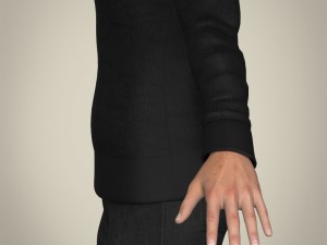 realisitc young handsome male Modelo 3D