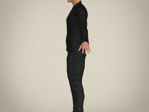 realisitc young handsome male Modelo 3D