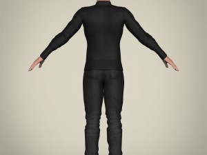 realisitc young handsome male Modelo 3D