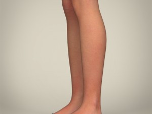 realistic pretty teen girl 3D 模型