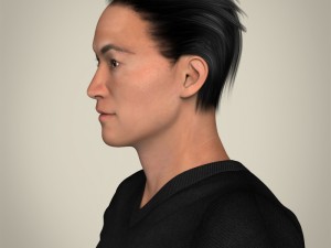 realisitc young japanese man 3Dモデル