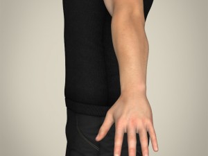 realisitc young japanese man 3Dモデル