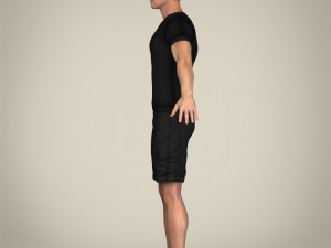realisitc young japanese man 3Dモデル