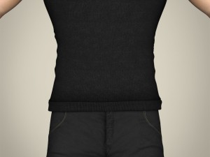 realisitc young japanese man 3Dモデル