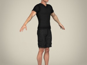 realisitc young japanese man 3Dモデル