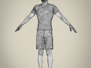 realisitc young japanese man 3Dモデル