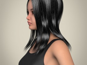 realistic beautiful teenage girl 3D Модель