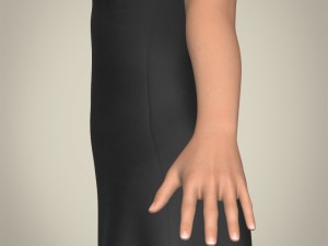 realistic beautiful teenage girl 3D Модель