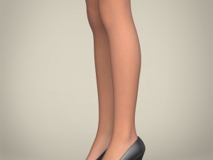 realistic beautiful teenage girl 3D Модель