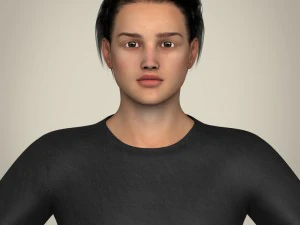 realistische knappe tiener 3D Model
