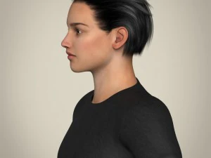 realistic handsome teenage boy 3D Model