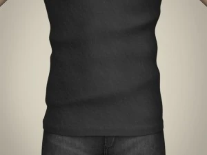 realistic handsome teenage boy 3D Model