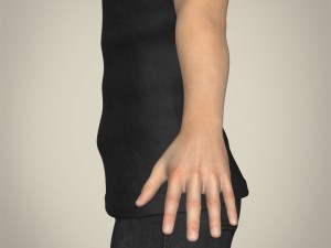 realistic handsome teenage boy Modèle 3D