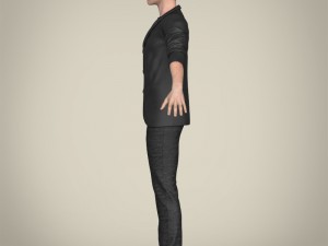 realistic young handsome boy 3D मॉडल