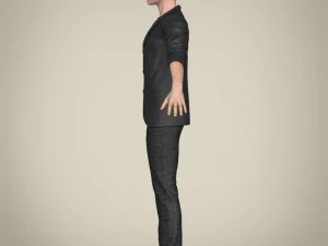 realistic young handsome boy 3D Model