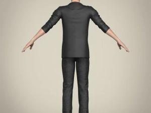 realistic young handsome boy 3D Model
