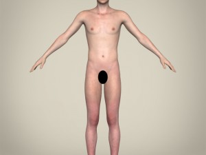realistic young handsome boy 3D मॉडल