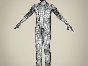 realistic young handsome boy 3D Model