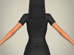 realistic japanese beautiful girl Modèle 3D