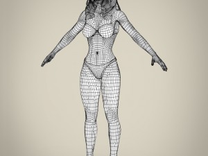 realistic youngy girl Modelo 3D