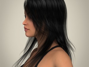 realisticy babydoll girl Modelo 3D