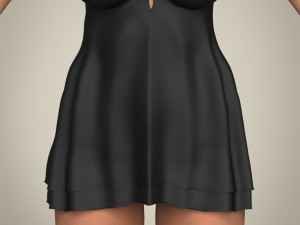 realisticy babydoll girl Modelo 3D