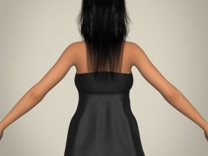 realisticy babydoll girl Modelo 3D