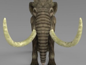 realistic mammoth elephant Modèle 3D