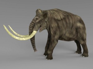 realistic mammoth elephant Modèle 3D