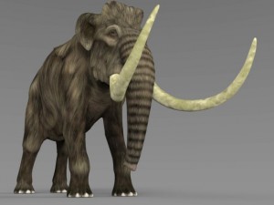 realistic mammoth elephant Modèle 3D